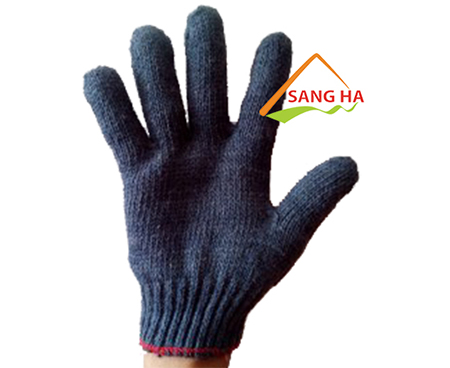 Găng tay len màu đen 50g