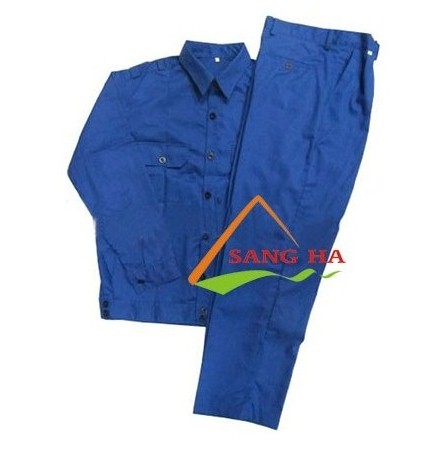 Quần áo công nhân vải Kaki 65/35