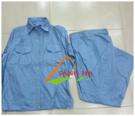 Quần áo công nhân vải kaki Nam Định
